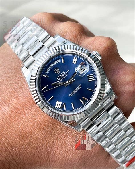 rolex 228239 blue|Rolex day date 40 228239.